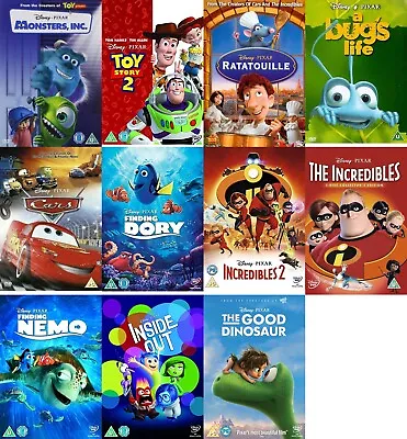Walt Disney / Pixar DVD Film Movie Classics Multi Buy Discount Family Kids Child • £3.99