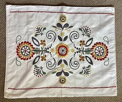 £15 • Buy Ikea Alvine Flora Boho Scandinavian Folksy Embroidered Pillow Cushion Cover 