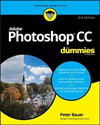 NEW Adobe Photoshop CC For Dummies By Peter Bauer Paperback Free Shipping • $52.45