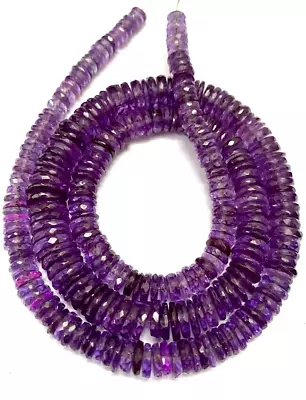 AAA+ Sparkling Alexandrite Faceted Heishi Cut Beads Alexandrite Gemstone Beads • $275.31