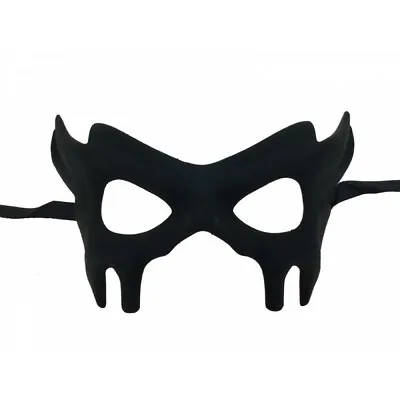 Men Super Hero Costume Halloween Venetian Masquerade Mask - Black • $9.95