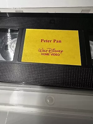 Walt Disney Peter Pan Black Diamond VHS With Rare Home Video Tape Logo • $250