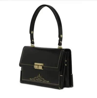 Misuri Firenze Kelly Bag With Gold Center Black • $200