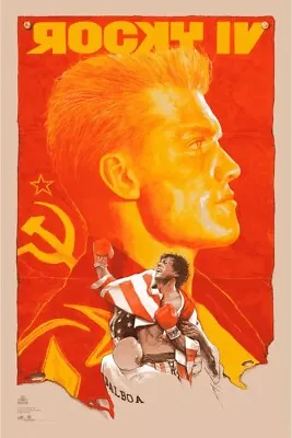 Rocky IV By Gabz Grzegorz Domaradzki Xx/100 Screen Print Art Poster Mondo Artist • $195