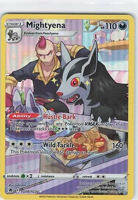 Pokémon TCG Mightyena Sword & Shield - Astral Radiance TG09/TG30 Holo Rare • $1.50