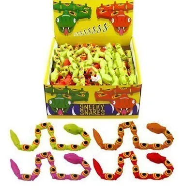 £3.75 • Buy 6 Plastic Sneaky Snakes Pinata Toy Loot Party Bag Fillers T03268