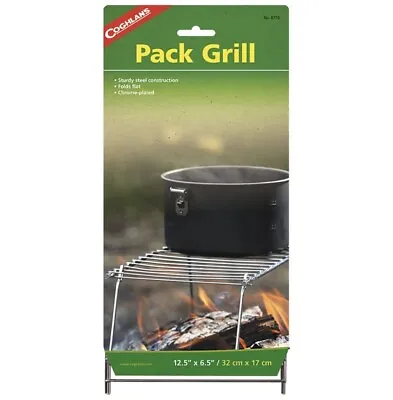 Coghlan's Pack Grill Folds Flat Chrome-plated Camp Survival Kitchen Camping • $16