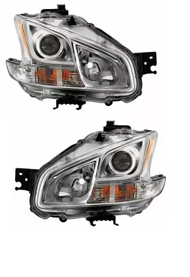 Fit Nissan Maxima 2009-2014 Hid Xenon Headlights Head Lamps Light W/ballast Pair • $685