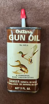 Vintage Mallard Outers Gun Oil 3 Oz. Can Onalaska WI USA • $16.95