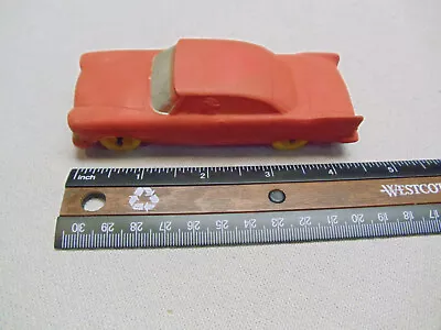 Auburn Rubber Car #609 Red 1950's Finned Automobile Made In USA • $2.99