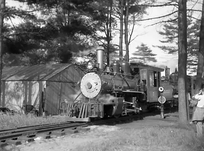 Edaville Railroad 7 2-4-4T South Carver MA 8-52 Narrow Guage Negative 7402 • $14.99