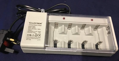 £10.50 • Buy Lloytron Universal Charger For AA AAA C D 9V Batteries B044