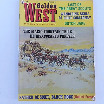 Golden West March 1969 - Last Of The Great Scouts - Maverick • £16.01