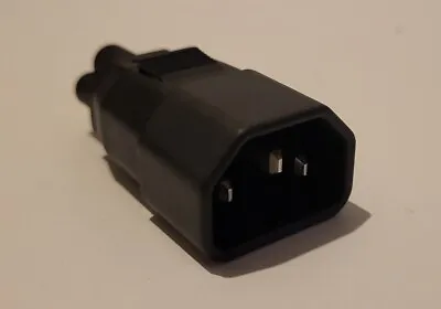 £4 • Buy 1 X  IEC C14 TO CLOVERLEAF C5 CONNECTOR POWER CABLE ADAPTOR,CONVERTER King Cord