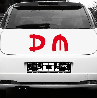 Sticker Set Spirit DM Letters 50 X 20cm Tattoo Car Decorative Film Depeche Mode • $28.25