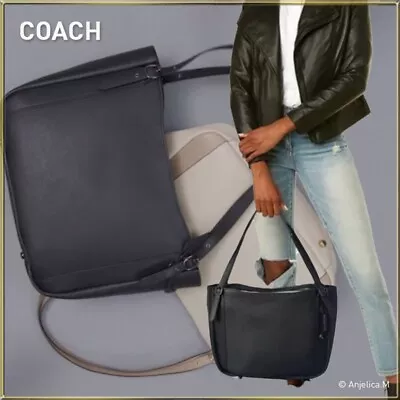 NWT COACH C8353 Pewter/Black Alana Tote • $292