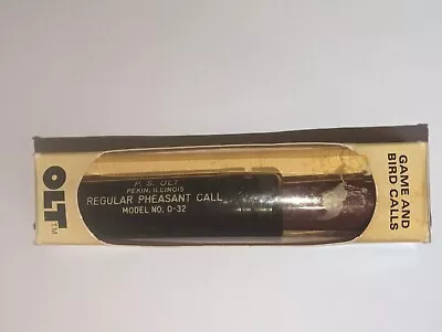 Vintage  P.S. Olt Regular Pheasant Call Model #0-32 W/Box Game And Bird Calls • $39.90