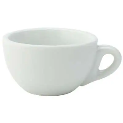 Utopia Tableware Barista Cappucino Cup - 7oz (20cl) White (Box Of 6) • £26.08