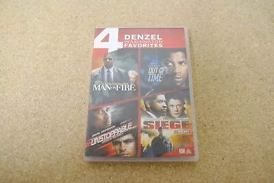 4 Denzel Washington Favorites: Man On Fire / Out Of Time / Unstoppable / The Sei • $7.02