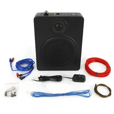 600W 8  Under-Seat Powered Subwoofer Sub Bass Speaker Car/Truck Sub With Amp  • $79