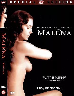 Malena / Malèna (2000 Giuseppe Tornatore) 2discs DVD NEW • $18.50