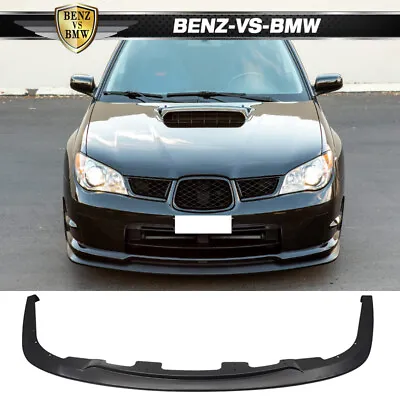 Fits 06-07 Subaru Impreza WRX STI S204 Front Bumper Lip Spoiler Unpainted PP • $59.98