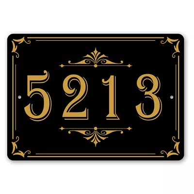 Vintage House Number Metal Sign • $21.15