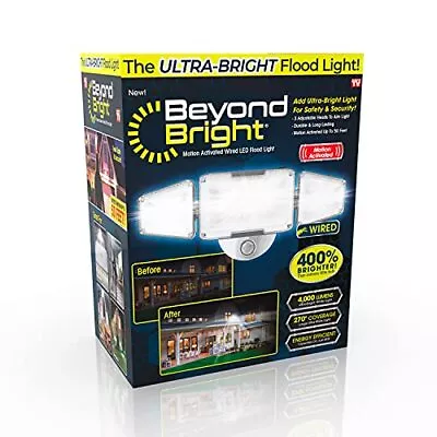 Beyond Bright Motion Activated Wired LED Flood Light • $24.99