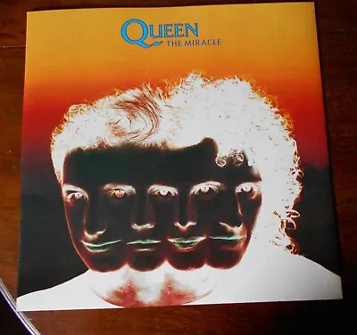 QUEEN 'The Miracle' + Two Live Tracks. UK 1989 12  Parlophone 12 QUEEN 15. • £21