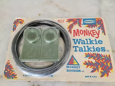 Remco Monkey Division Walkie Talkies Brand New Nos Still In Original Packaging • $100