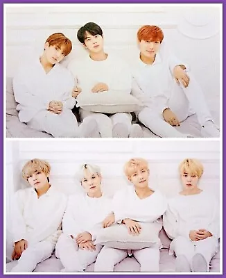 BTS 2pc. Mediheal White Postcard OT7 Group Photo Card Set ( Official ) • $9.99