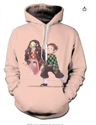 $16.95 • Buy LDZJL Demon Slayer Anime Hoodie 3d Printed Pullover Sweatshirt