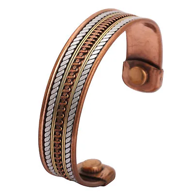 $29.99 • Buy New Copper Magnetic Bracelets With Super Strong Magnets Health Strength