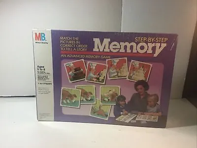 Step - By - Step Memory An Advanced Memory Game Milton Bradley NEW SEALED 1986 • $12.99