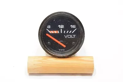 Audi 80 90 Coupe Quattro Typ 81 85 Voltmeter Gauge 8-16 VOLT  VDO • $50