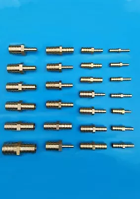 £3.20 • Buy Brass Reducing Pipe Hose Barbed Connectors Full Range