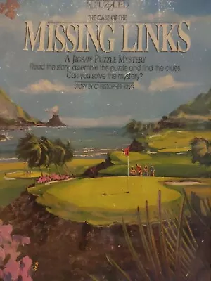 500 PC 20 X 20 The Case Of The Missing Links A GOLF Jigsaw Puzzle Mystery Q1 • $10