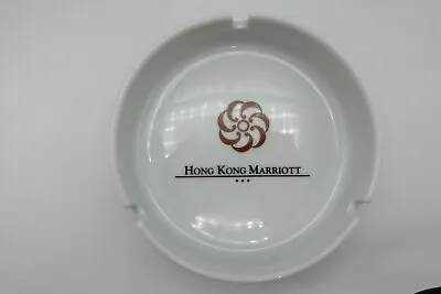 Vintage Hong Kong Marriot Hotel Porcelain Ashtray • $9.99