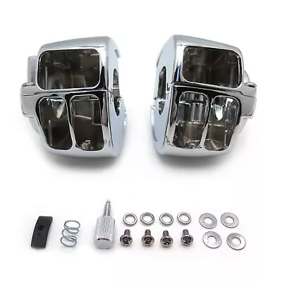 Chrome Switch Housing Covers For 2009-Later Harley Dyna Sportsters Softail V-Rod • $19.99