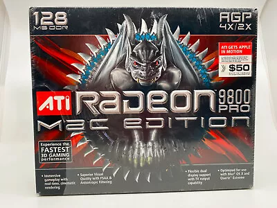 Apple Mac Edition ATI Radeon 9800 Pro AGP Video Graphics Card In Retail Box NEW • $899.99