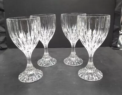 Mikasa Park Lane Crystal Water Goblets Wine Glasses German Crystal Lot Of 4 • $41.95