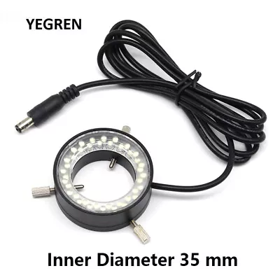 Inner Diameter 35mm Ring Light Source Microscope Illuminator Adjustable LED Lamp • $28.90