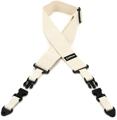$129.95 • Buy DiMarzio DD2200C Cotton ClipLock Guitar Strap - Natural (5-pack) Bundle