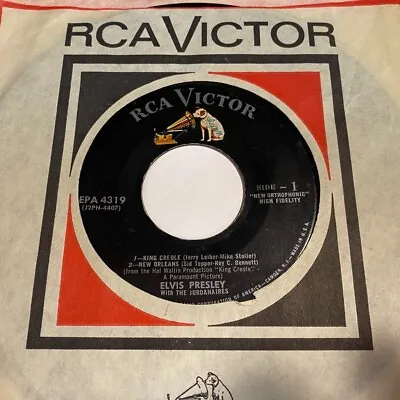 Elvis Presley: King Creole 45 EP - RCA Victor EPA 4319 • $9