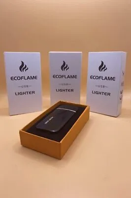 £9.99 • Buy Ecoflame Rechargeable USB Electronic Touch Windproof Flameless Lighter Gift Set