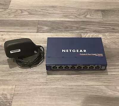 NETGEAR GS108 ProSafe V3 8 Port Standalone Unmanaged Gigabit Ethernet Switch • $1
