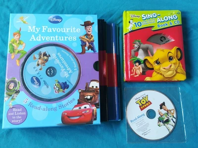 £2.30 • Buy Disney Favourite Adventures Book Sets And Read-along & Sing-Long CD's.. 