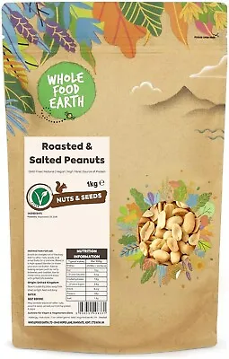 Whole Food Earth - Roasted And Salted Peanuts 1 Kg • £22.70