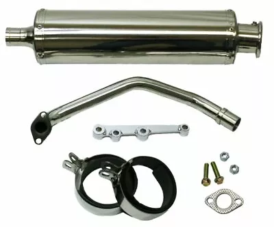 $179.99 • Buy SSP-G 2nd Gen GY6 Round Stainless Performance Exhaust
