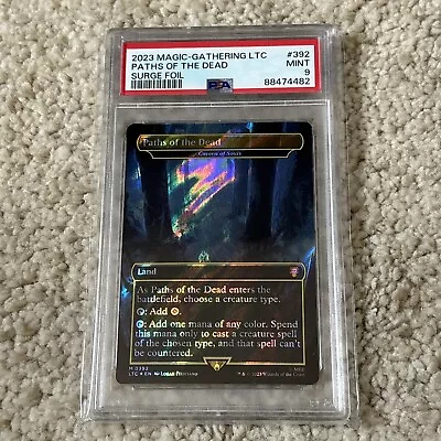 PSA 9 Paths Of The Dead - Cavern Of Souls 0392 | Surge Foil | MTG LOTR • $169.99